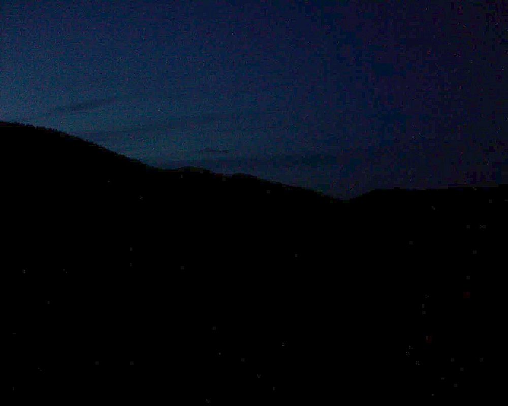 Le petit ballon vu depuis le Domaine Langmatt à Murbach le 29.03.2018 à 20:30 Le petit ballon (Alsace, Vosges) le 29.03.2018 à 20:30