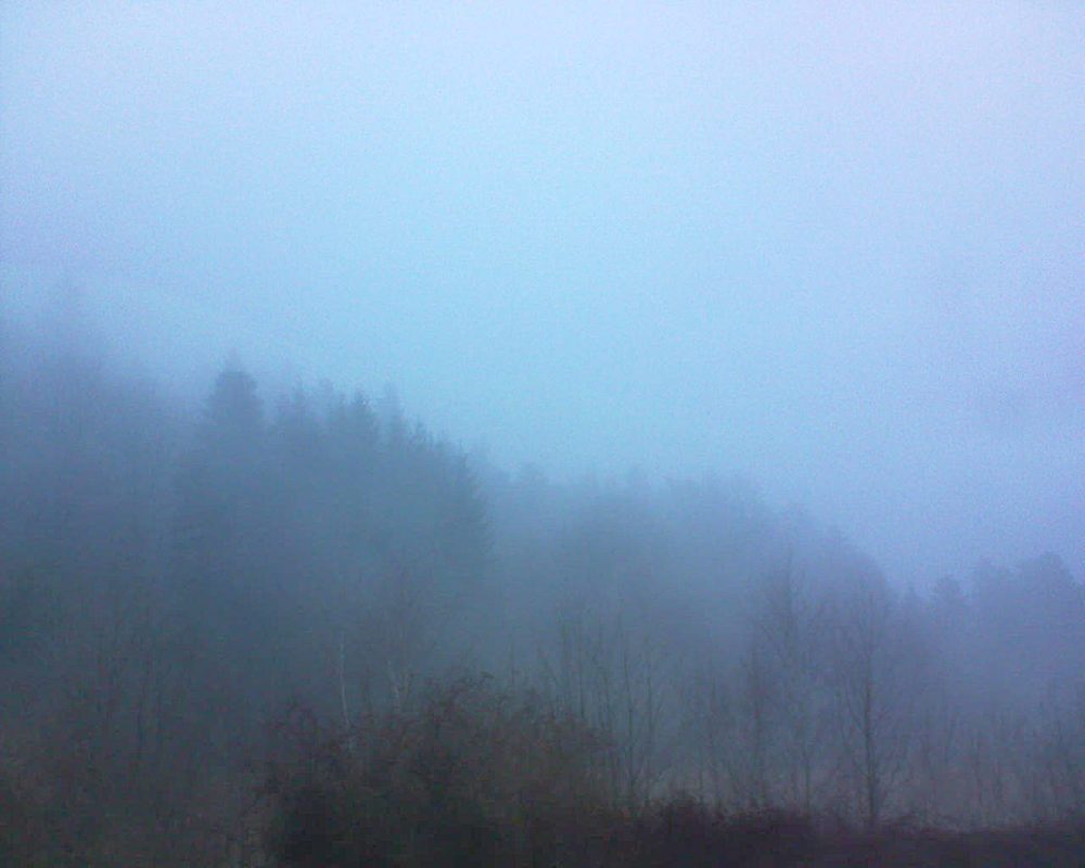 Le petit ballon vu depuis le Domaine Langmatt à Murbach le 30.03.2018 à 19:45 Le petit ballon (Alsace, Vosges) le 30.03.2018 à 19:45