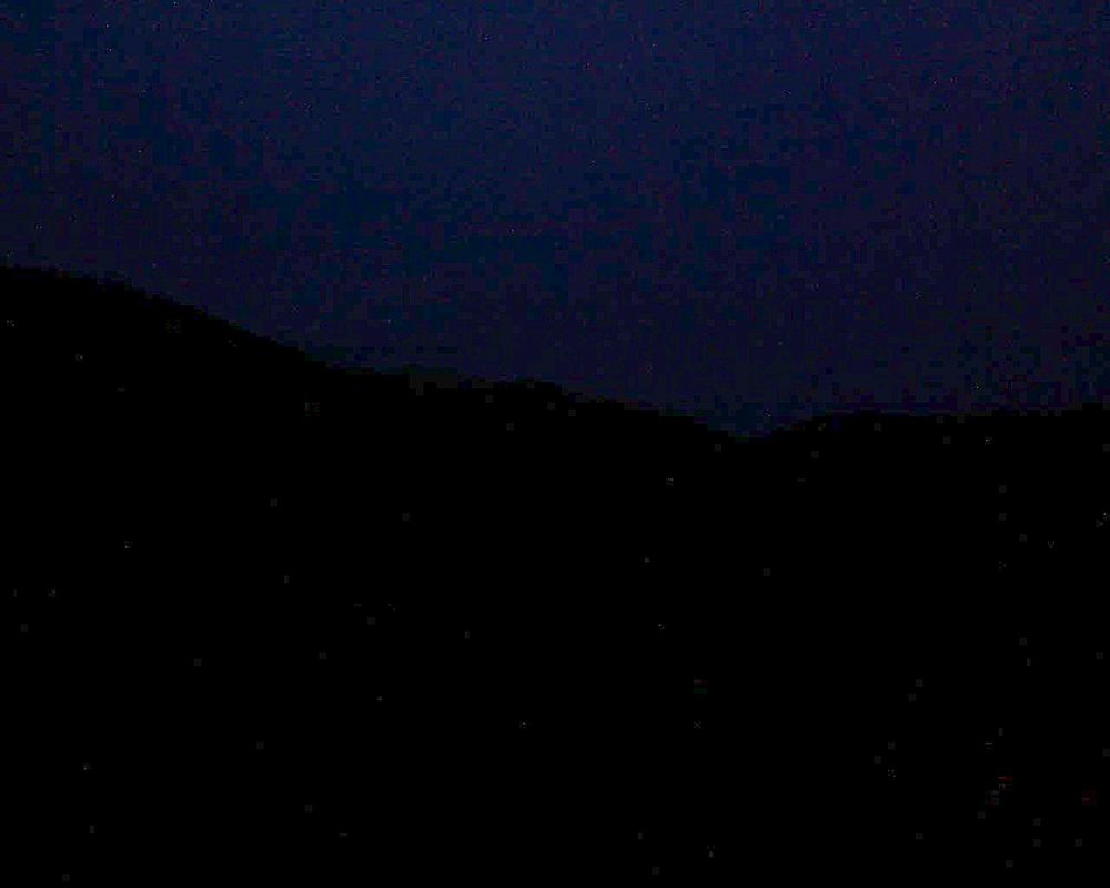 Le petit ballon vu depuis le Domaine Langmatt à Murbach le 02.04.2018 à 20:30 Le petit ballon (Alsace, Vosges) le 02.04.2018 à 20:30