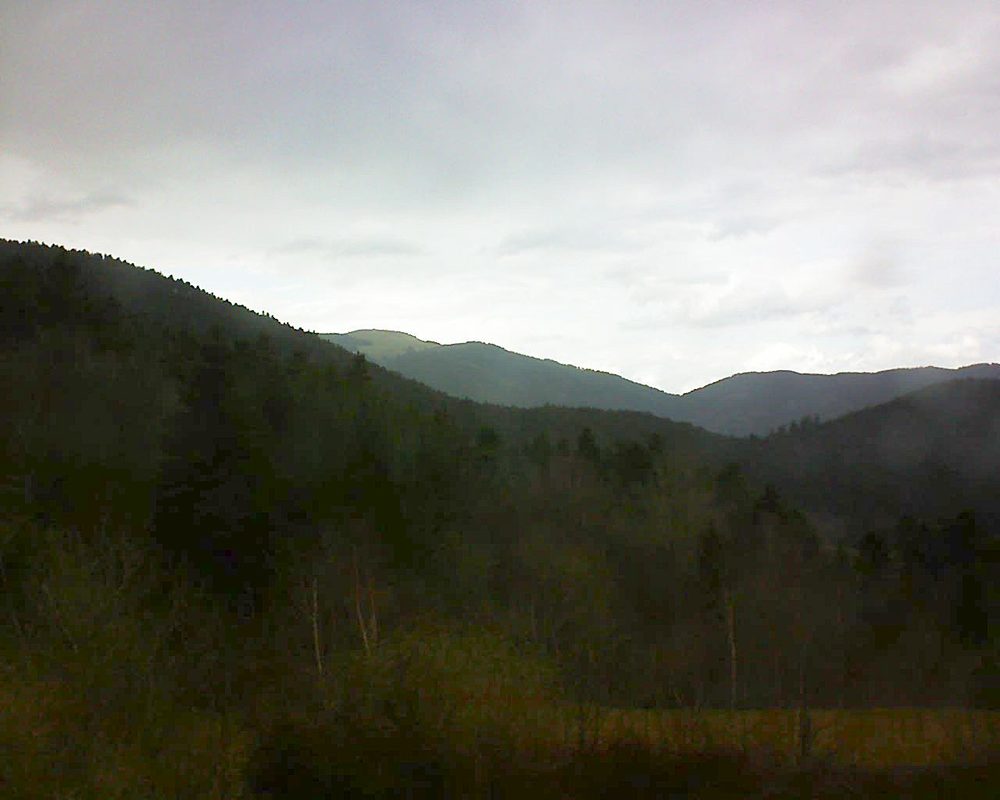 Le petit ballon vu depuis le Domaine Langmatt à Murbach le 04.04.2018 à 12:00 Le petit ballon (Alsace, Vosges) le 04.04.2018 à 12:00