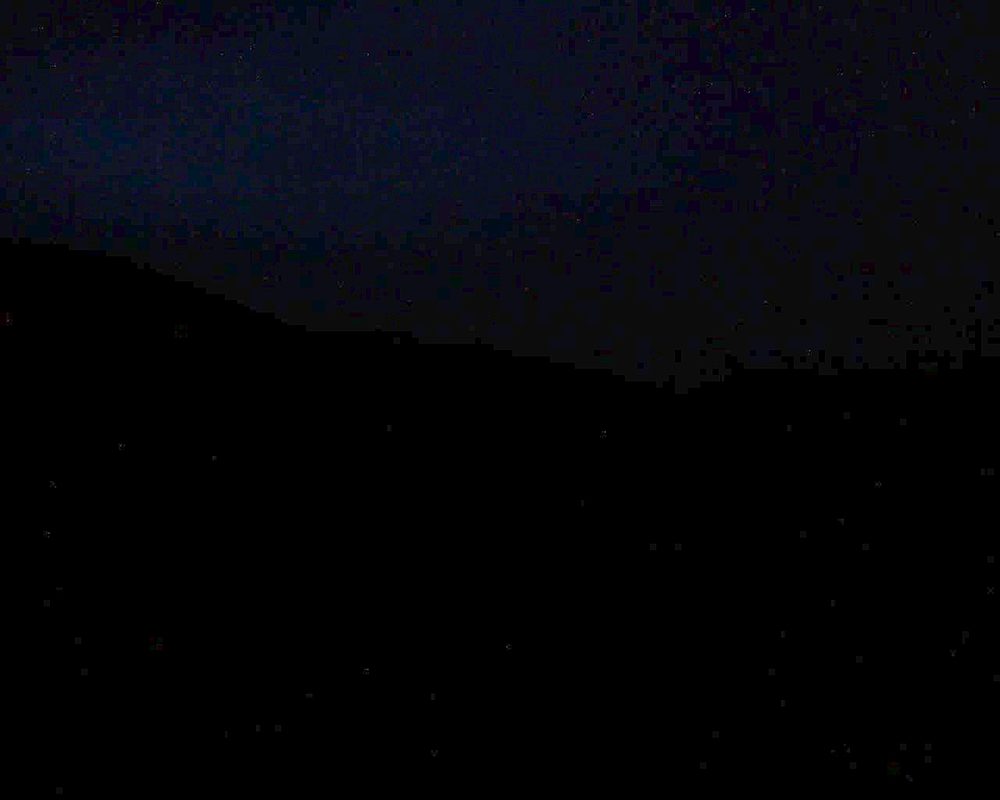 Le petit ballon vu depuis le Domaine Langmatt à Murbach le 08.04.2018 à 20:45 Le petit ballon (Alsace, Vosges) le 08.04.2018 à 20:45