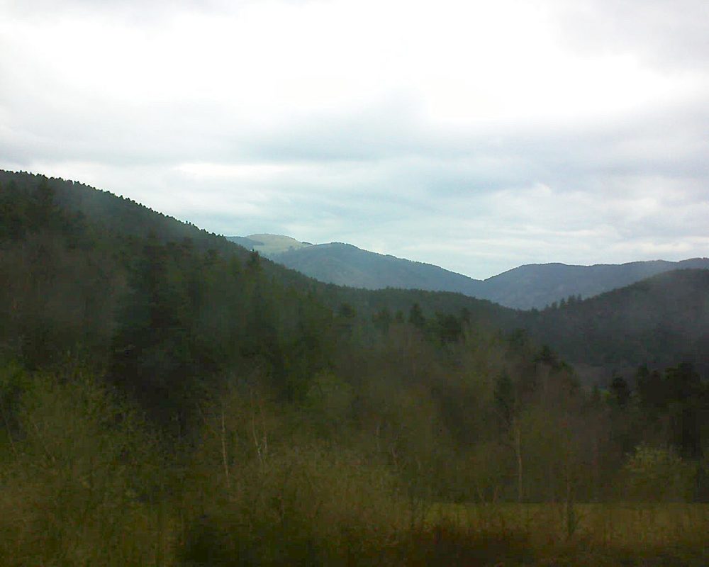 Le petit ballon vu depuis le Domaine Langmatt à Murbach le 10.04.2018 à 10:30 Le petit ballon (Alsace, Vosges) le 10.04.2018 à 10:30