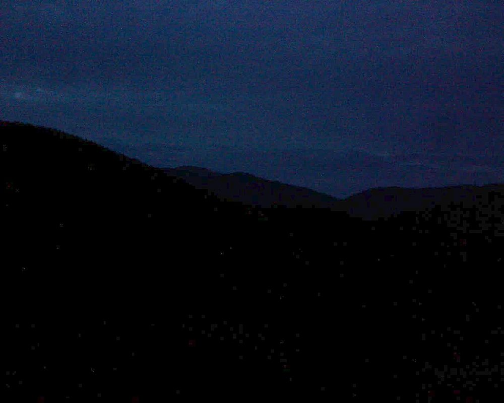 Le petit ballon vu depuis le Domaine Langmatt à Murbach le 14.04.2018 à 20:45 Le petit ballon (Alsace, Vosges) le 14.04.2018 à 20:45