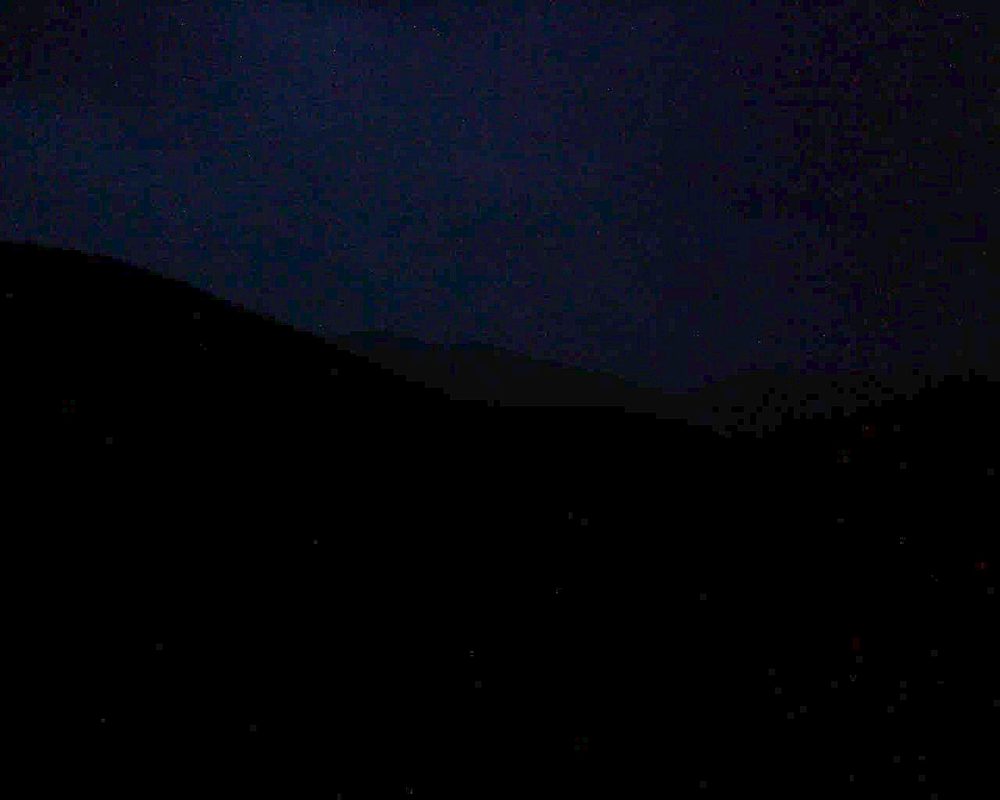 Le petit ballon vu depuis le Domaine Langmatt à Murbach le 15.04.2018 à 20:45 Le petit ballon (Alsace, Vosges) le 15.04.2018 à 20:45