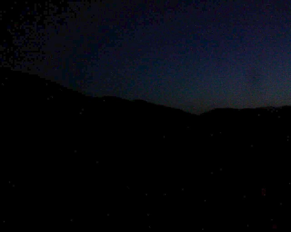 Le petit ballon vu depuis le Domaine Langmatt à Murbach le 16.04.2018 à 06:00 Le petit ballon (Alsace, Vosges) le 16.04.2018 à 06:00