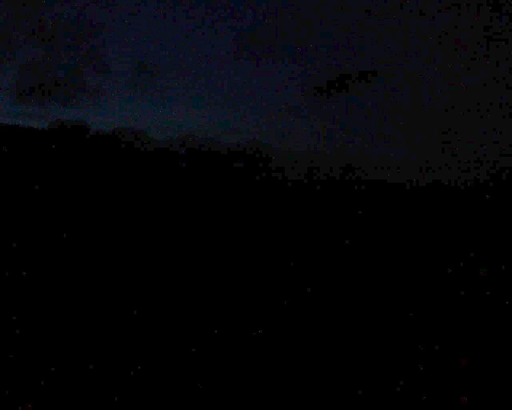 Le petit ballon vu depuis le Domaine Langmatt à Murbach le 23.04.2018 à 21:15 Le petit ballon (Alsace, Vosges) le 23.04.2018 à 21:15