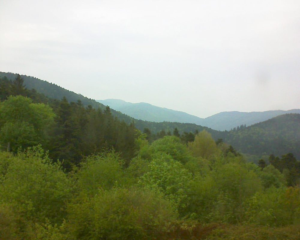 Le petit ballon vu depuis le Domaine Langmatt à Murbach le 03.05.2018 à 17:00 Le petit ballon (Alsace, Vosges) le 03.05.2018 à 17:00