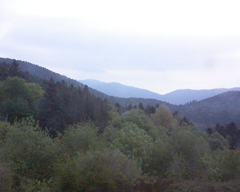 Le petit ballon vu depuis le Domaine Langmatt à Murbach le 04.05.2018 à 06:00 Le petit ballon (Alsace, Vosges) le 04.05.2018 à 06:00