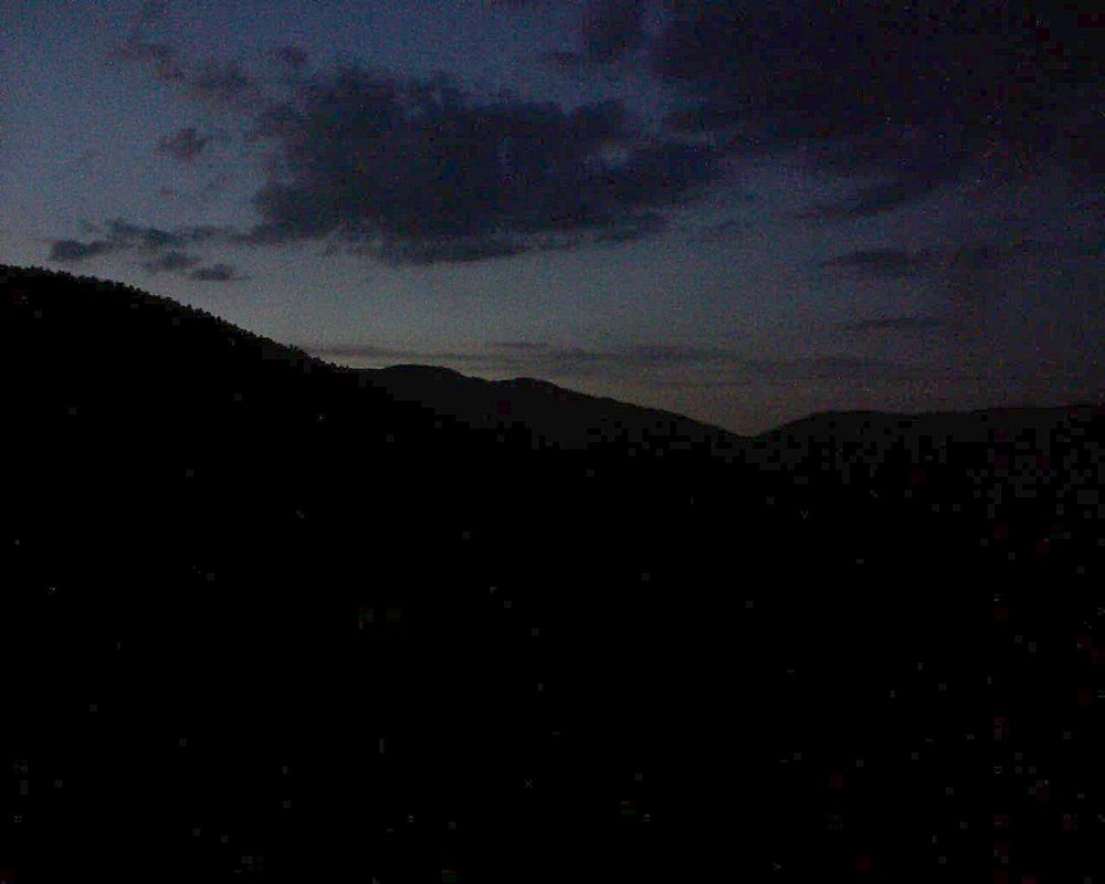 Le petit ballon vu depuis le Domaine Langmatt à Murbach le 07.05.2018 à 21:30 Le petit ballon (Alsace, Vosges) le 07.05.2018 à 21:30