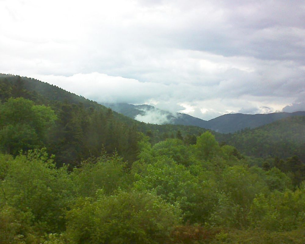Le petit ballon vu depuis le Domaine Langmatt à Murbach le 10.05.2018 à 10:00 Le petit ballon (Alsace, Vosges) le 10.05.2018 à 10:00