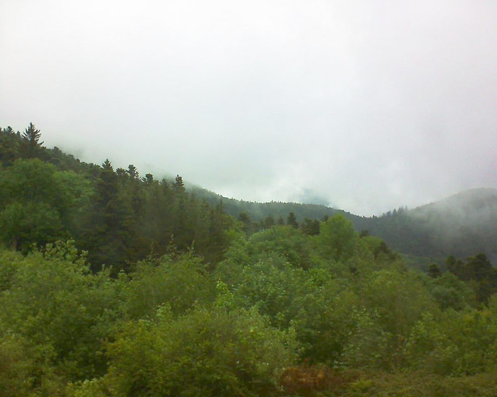 Le petit ballon vu depuis le Domaine Langmatt à Murbach le 14.05.2018 à 13:30 Le petit ballon (Alsace, Vosges) le 14.05.2018 à 13:30