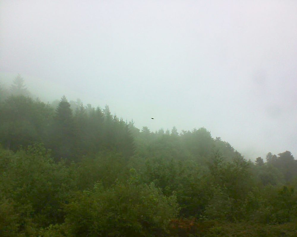 Le petit ballon vu depuis le Domaine Langmatt à Murbach le 14.05.2018 à 16:15 Le petit ballon (Alsace, Vosges) le 14.05.2018 à 16:15