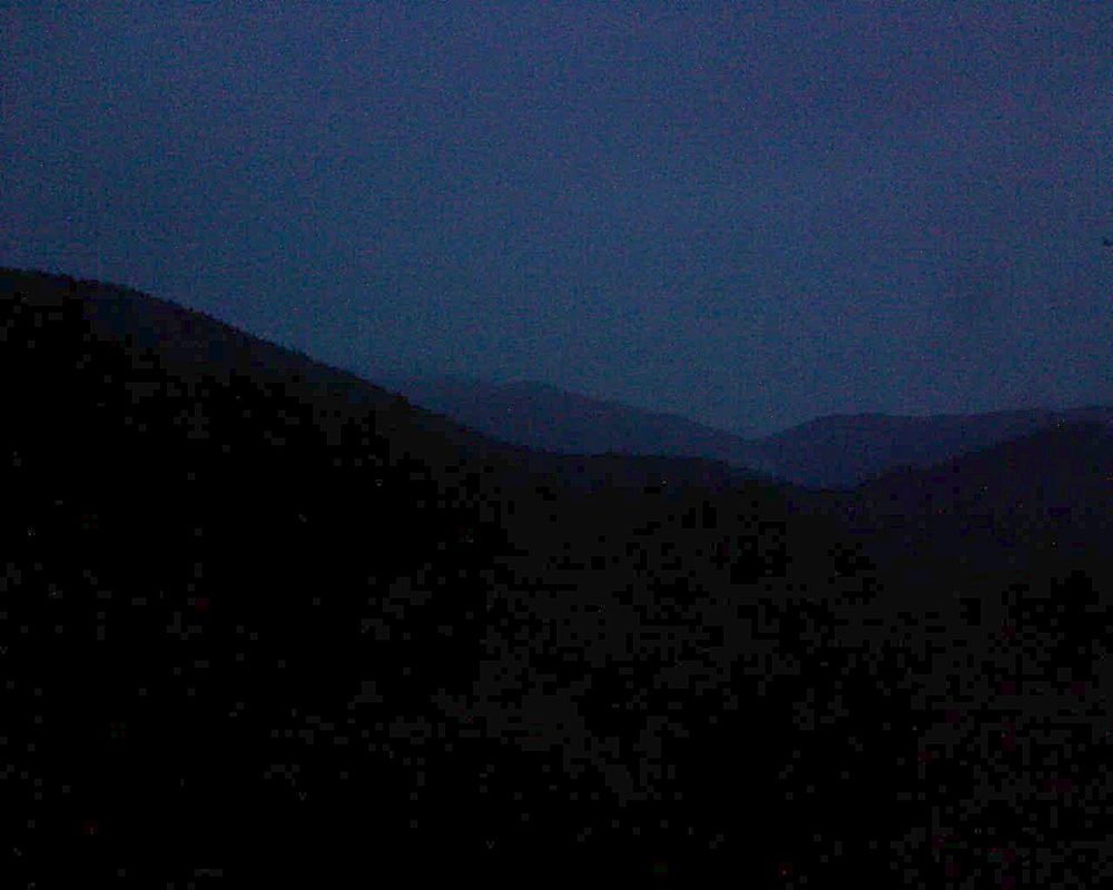 Le petit ballon vu depuis le Domaine Langmatt à Murbach le 14.05.2018 à 21:15 Le petit ballon (Alsace, Vosges) le 14.05.2018 à 21:15