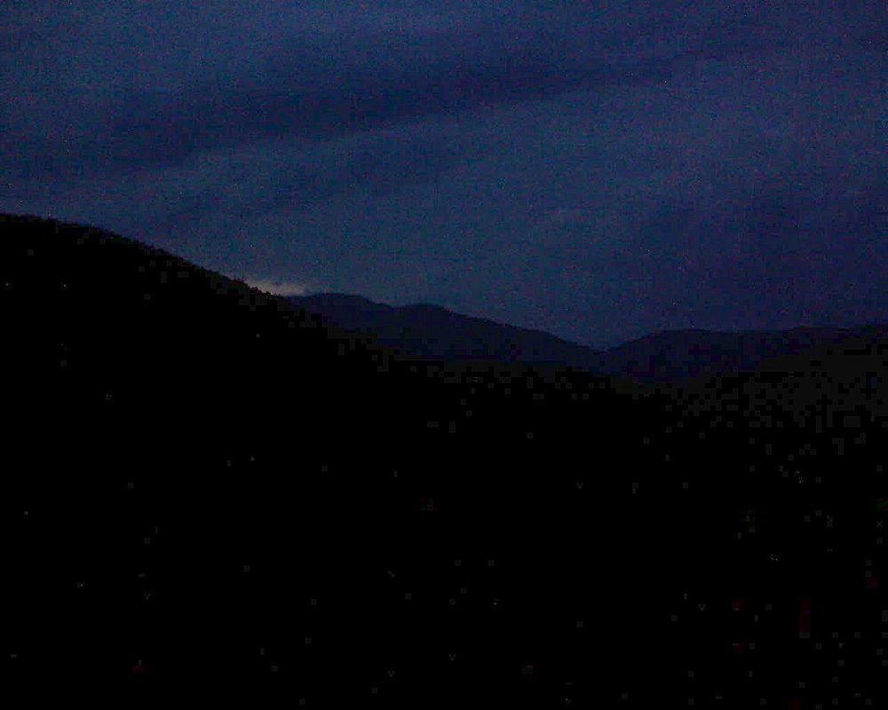 Le petit ballon vu depuis le Domaine Langmatt à Murbach le 15.05.2018 à 21:30 Le petit ballon (Alsace, Vosges) le 15.05.2018 à 21:30