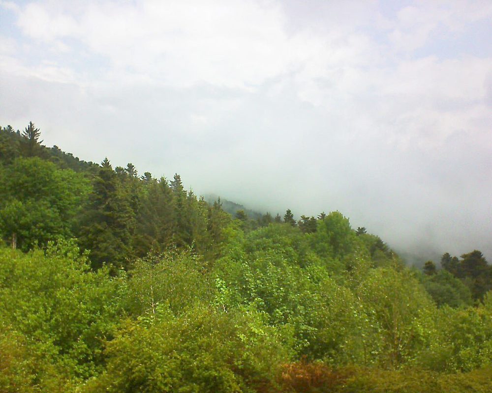 Le petit ballon vu depuis le Domaine Langmatt à Murbach le 16.05.2018 à 11:30 Le petit ballon (Alsace, Vosges) le 16.05.2018 à 11:30
