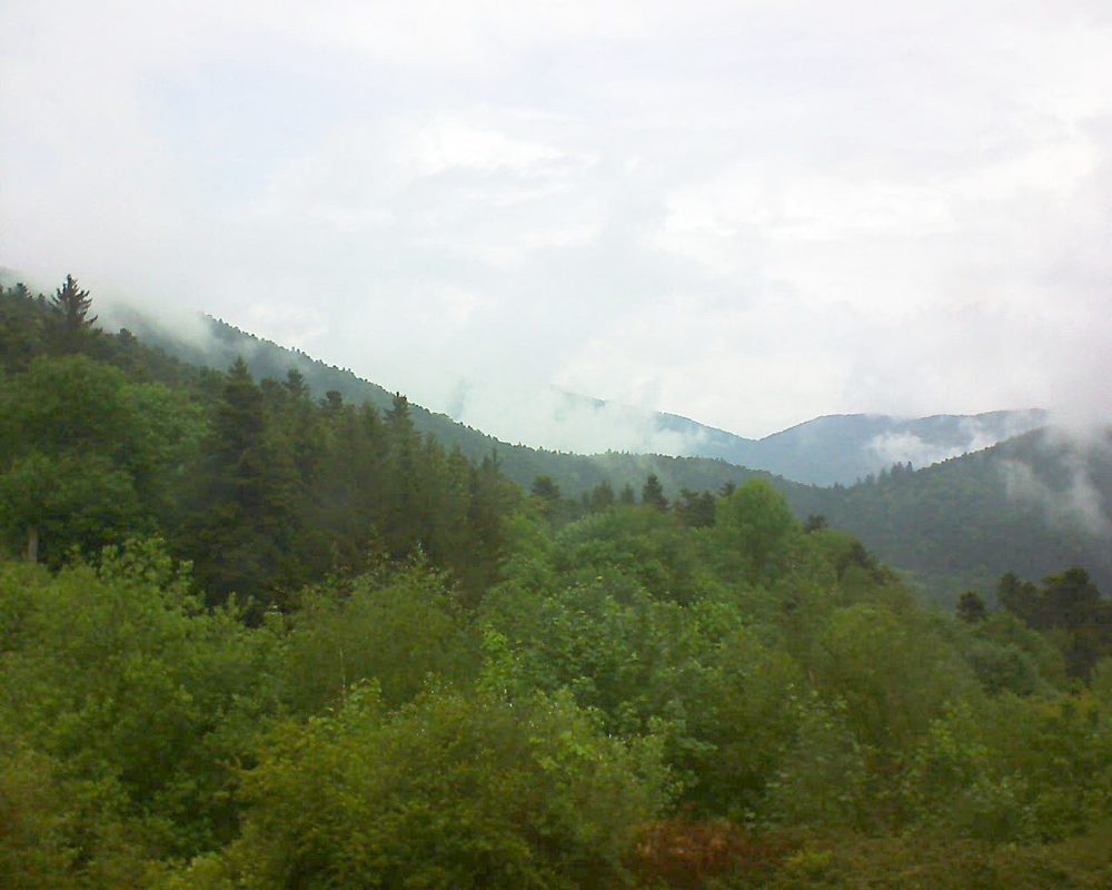 Le petit ballon vu depuis le Domaine Langmatt à Murbach le 16.05.2018 à 13:45 Le petit ballon (Alsace, Vosges) le 16.05.2018 à 13:45