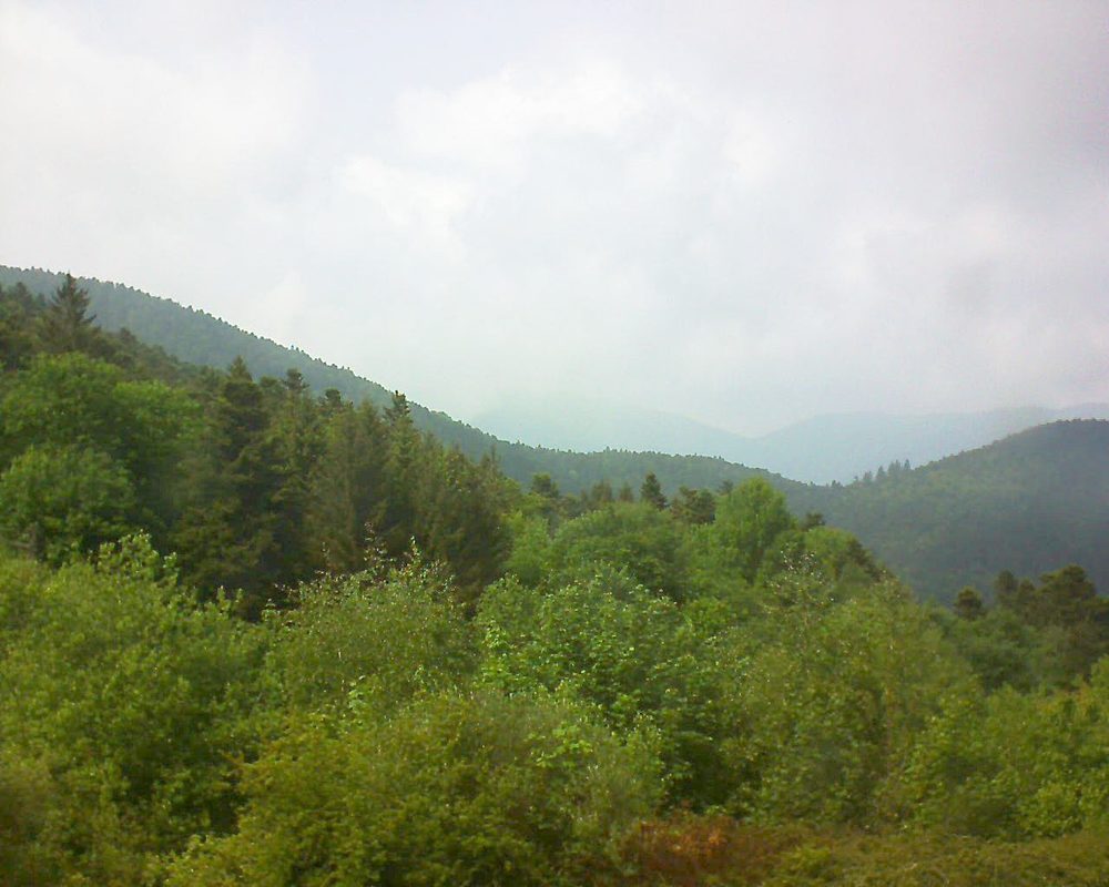 Le petit ballon vu depuis le Domaine Langmatt à Murbach le 17.05.2018 à 15:30 Le petit ballon (Alsace, Vosges) le 17.05.2018 à 15:30