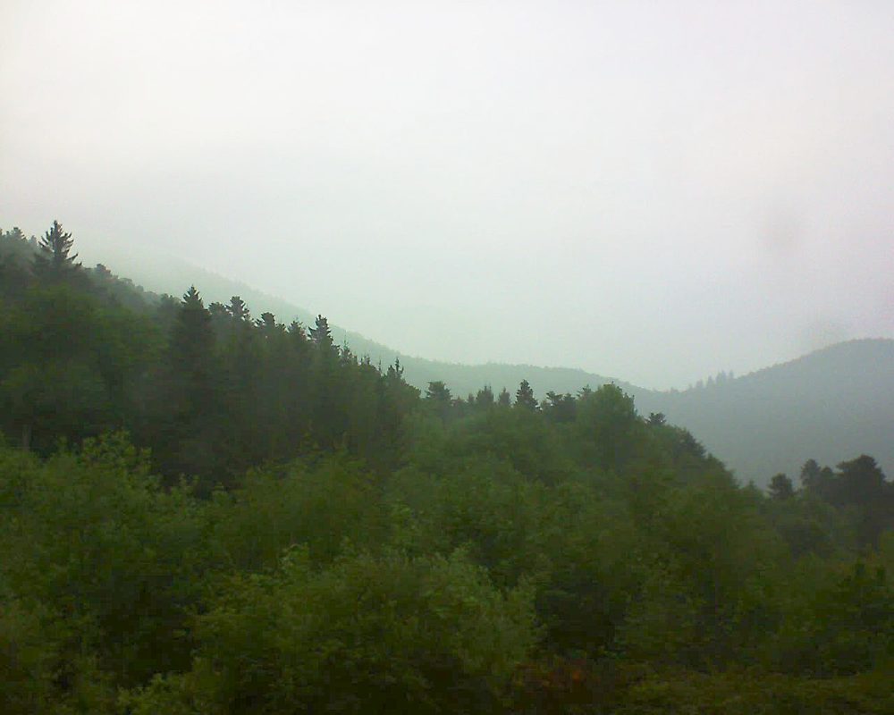 Le petit ballon vu depuis le Domaine Langmatt à Murbach le 17.05.2018 à 20:30 Le petit ballon (Alsace, Vosges) le 17.05.2018 à 20:30