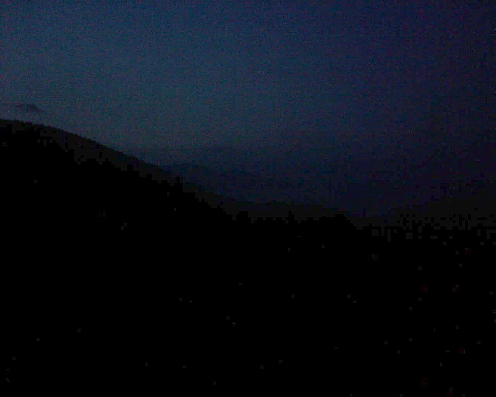 Le petit ballon vu depuis le Domaine Langmatt à Murbach le 17.05.2018 à 21:45 Le petit ballon (Alsace, Vosges) le 17.05.2018 à 21:45