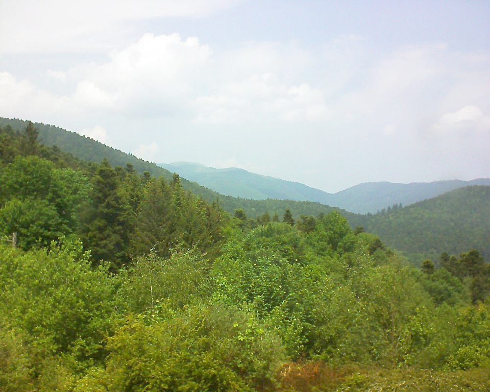 Le petit ballon vu depuis le Domaine Langmatt à Murbach le 19.05.2018 à 13:30 Le petit ballon (Alsace, Vosges) le 19.05.2018 à 13:30