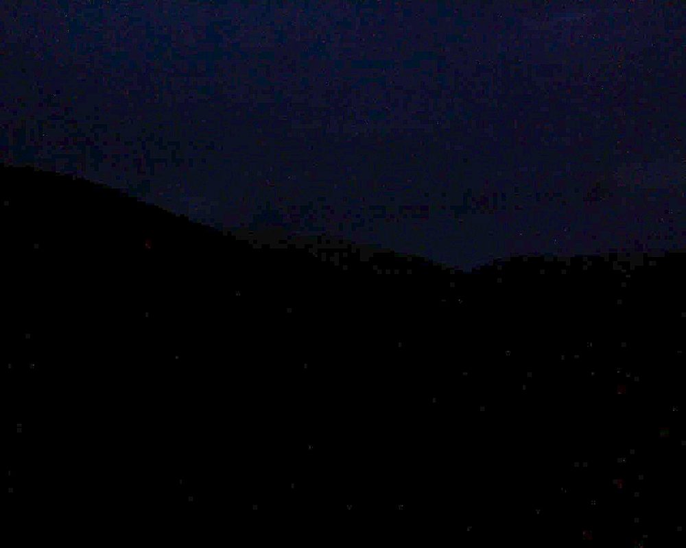 Le petit ballon vu depuis le Domaine Langmatt à Murbach le 23.05.2018 à 21:45 Le petit ballon (Alsace, Vosges) le 23.05.2018 à 21:45