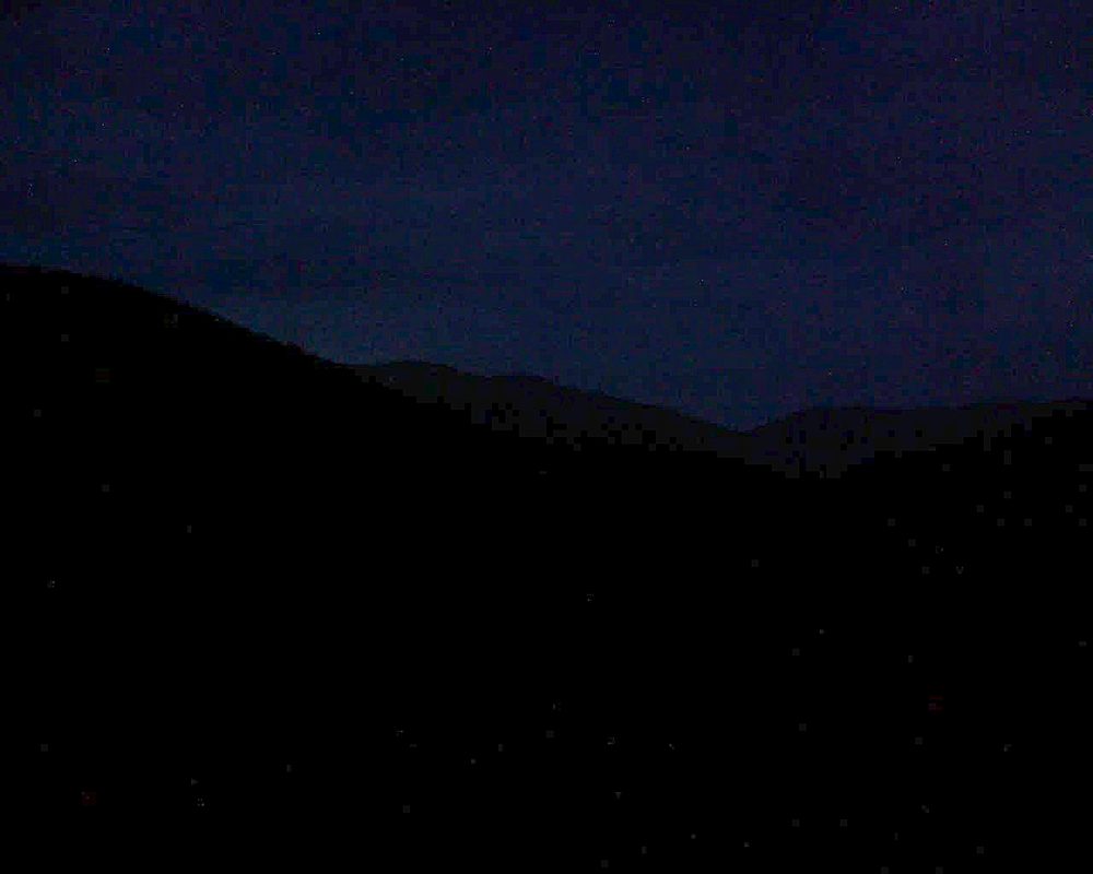 Le petit ballon vu depuis le Domaine Langmatt à Murbach le 24.05.2018 à 05:15 Le petit ballon (Alsace, Vosges) le 24.05.2018 à 05:15