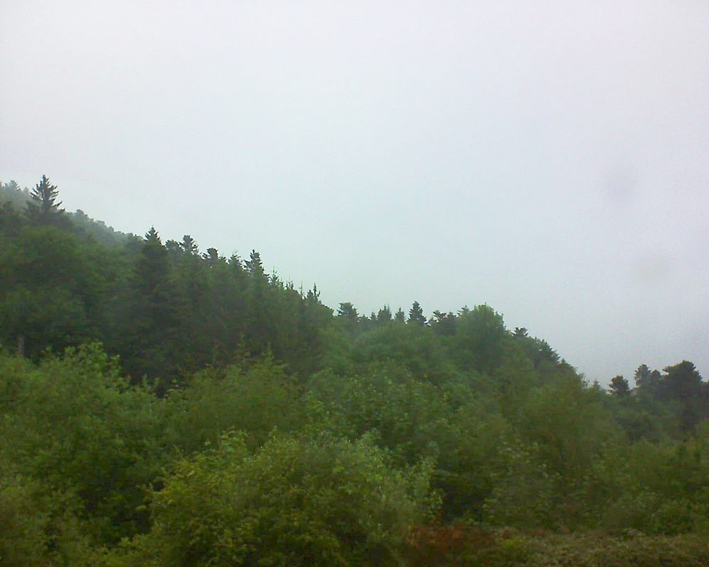 Le petit ballon vu depuis le Domaine Langmatt à Murbach le 24.05.2018 à 07:00 Le petit ballon (Alsace, Vosges) le 24.05.2018 à 07:00