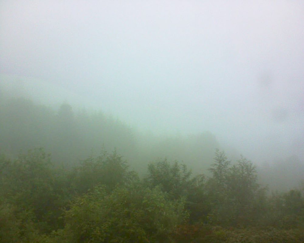 Le petit ballon vu depuis le Domaine Langmatt à Murbach le 24.05.2018 à 07:15 Le petit ballon (Alsace, Vosges) le 24.05.2018 à 07:15