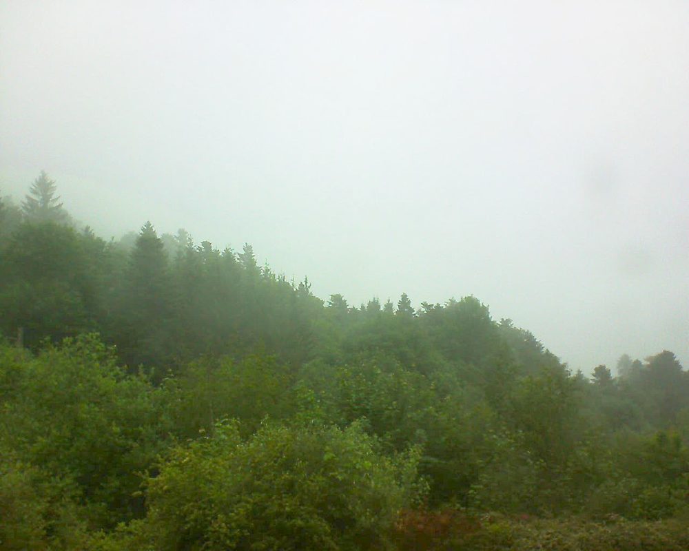 Le petit ballon vu depuis le Domaine Langmatt à Murbach le 24.05.2018 à 07:30 Le petit ballon (Alsace, Vosges) le 24.05.2018 à 07:30