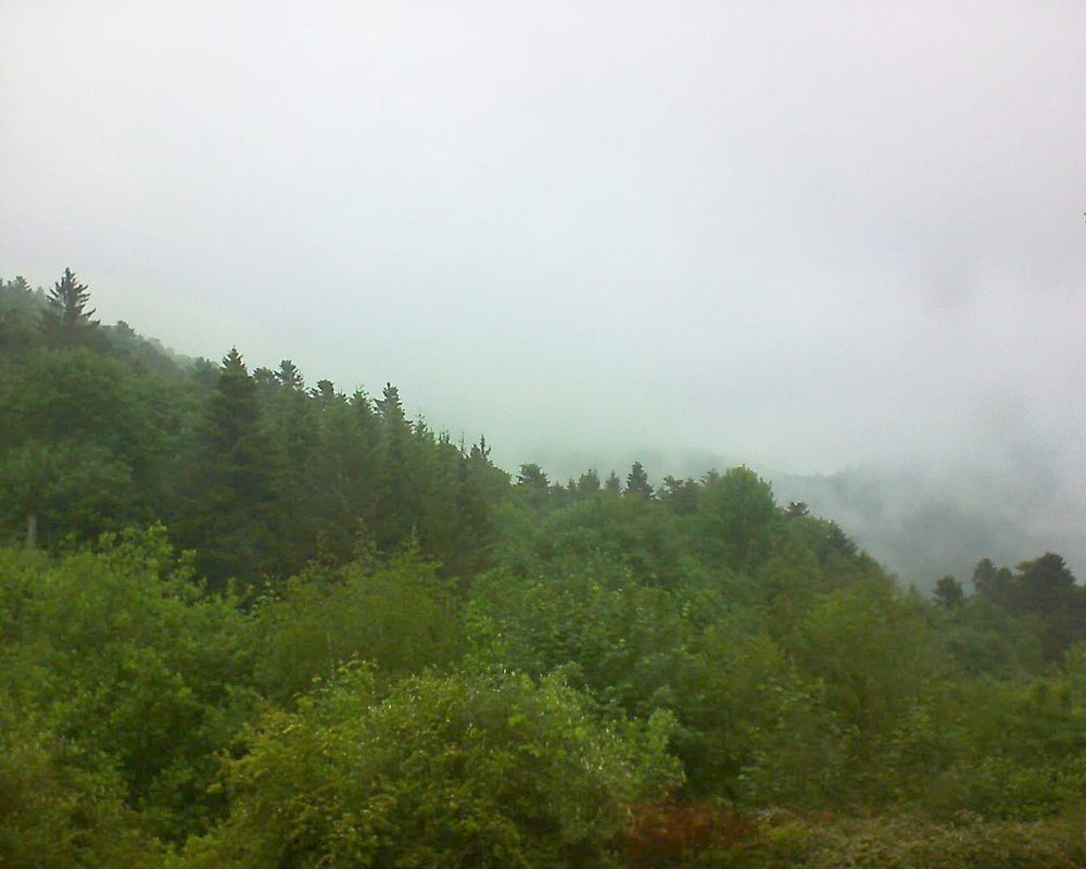 Le petit ballon vu depuis le Domaine Langmatt à Murbach le 24.05.2018 à 08:30 Le petit ballon (Alsace, Vosges) le 24.05.2018 à 08:30