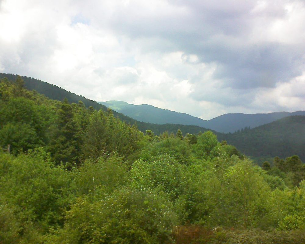 Le petit ballon vu depuis le Domaine Langmatt à Murbach le 24.05.2018 à 14:00 Le petit ballon (Alsace, Vosges) le 24.05.2018 à 14:00