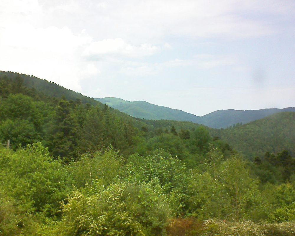 Le petit ballon vu depuis le Domaine Langmatt à Murbach le 26.05.2018 à 13:00 Le petit ballon (Alsace, Vosges) le 26.05.2018 à 13:00