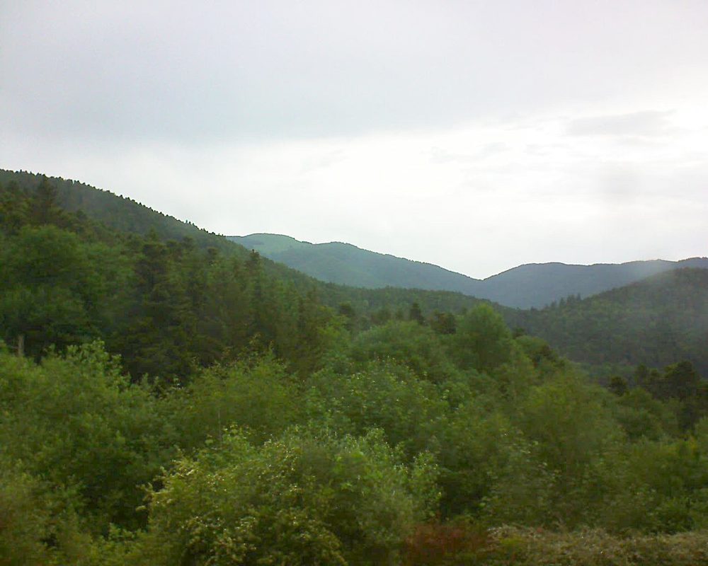 Le petit ballon vu depuis le Domaine Langmatt à Murbach le 27.05.2018 à 08:30 Le petit ballon (Alsace, Vosges) le 27.05.2018 à 08:30