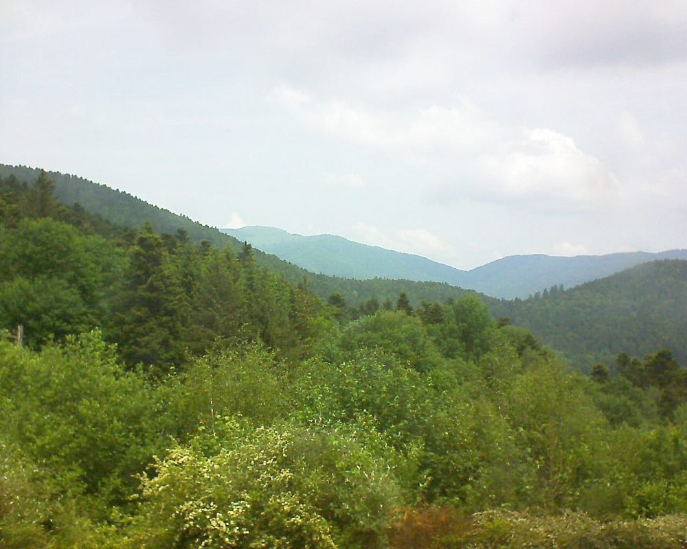 Le petit ballon vu depuis le Domaine Langmatt à Murbach le 28.05.2018 à 12:30 Le petit ballon (Alsace, Vosges) le 28.05.2018 à 12:30