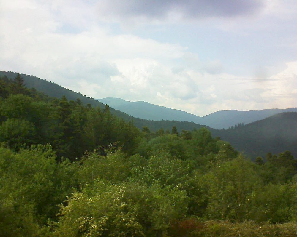 Le petit ballon vu depuis le Domaine Langmatt à Murbach le 28.05.2018 à 17:00 Le petit ballon (Alsace, Vosges) le 28.05.2018 à 17:00