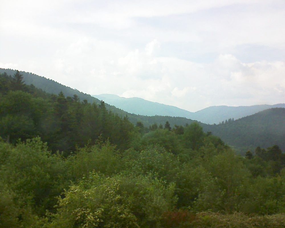 Le petit ballon vu depuis le Domaine Langmatt à Murbach le 28.05.2018 à 17:15 Le petit ballon (Alsace, Vosges) le 28.05.2018 à 17:15