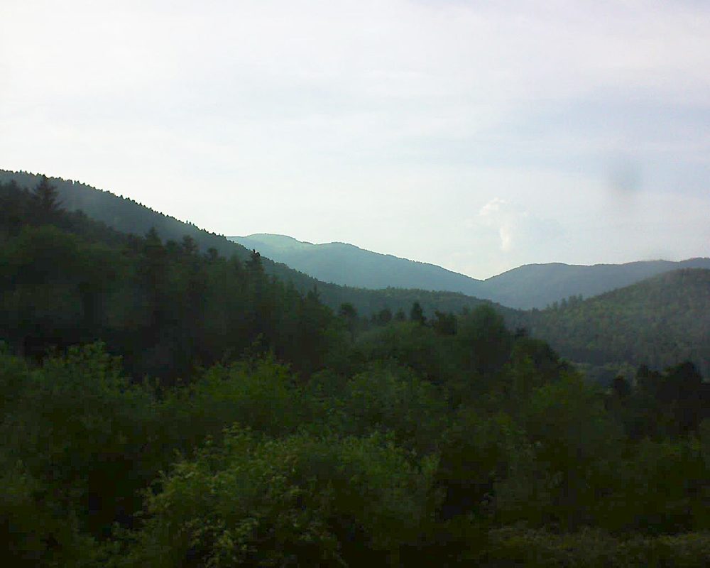 Le petit ballon vu depuis le Domaine Langmatt à Murbach le 28.05.2018 à 19:15 Le petit ballon (Alsace, Vosges) le 28.05.2018 à 19:15