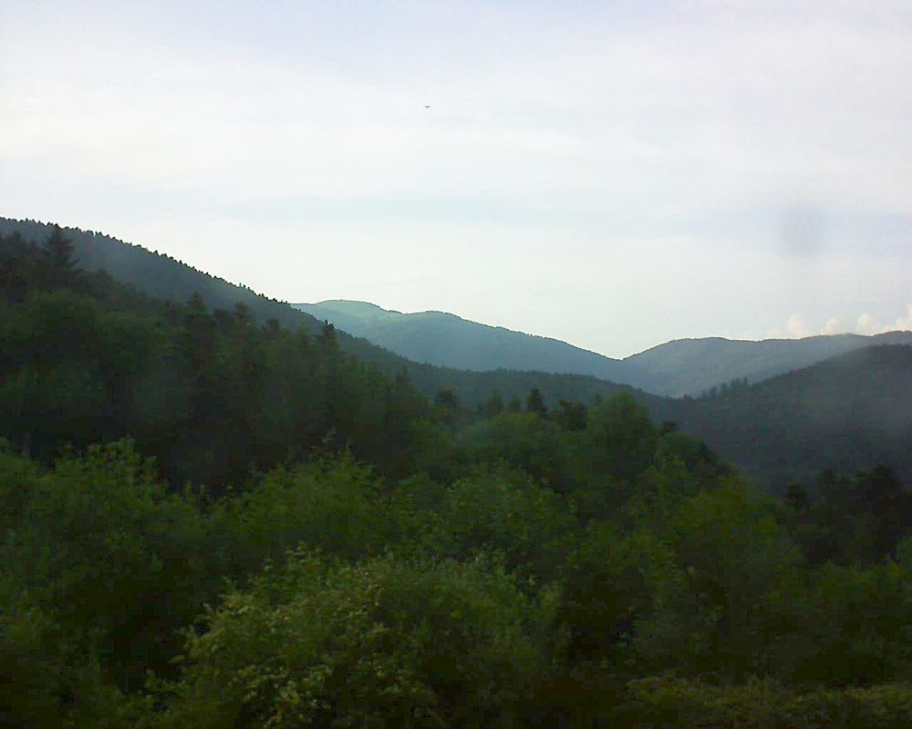 Le petit ballon vu depuis le Domaine Langmatt à Murbach le 28.05.2018 à 19:30 Le petit ballon (Alsace, Vosges) le 28.05.2018 à 19:30
