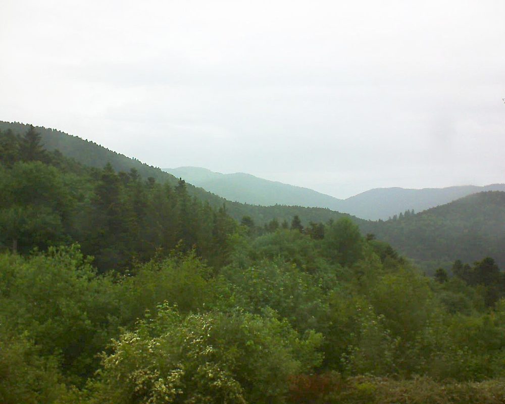 Le petit ballon vu depuis le Domaine Langmatt à Murbach le 29.05.2018 à 09:30 Le petit ballon (Alsace, Vosges) le 29.05.2018 à 09:30