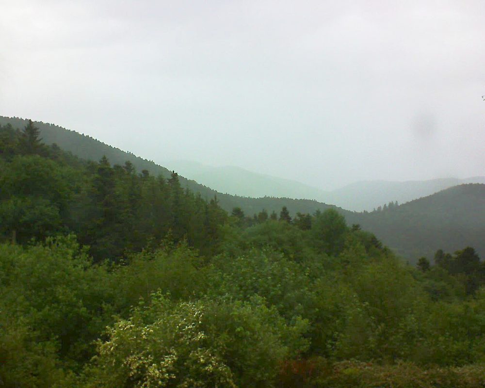 Le petit ballon vu depuis le Domaine Langmatt à Murbach le 29.05.2018 à 11:15 Le petit ballon (Alsace, Vosges) le 29.05.2018 à 11:15