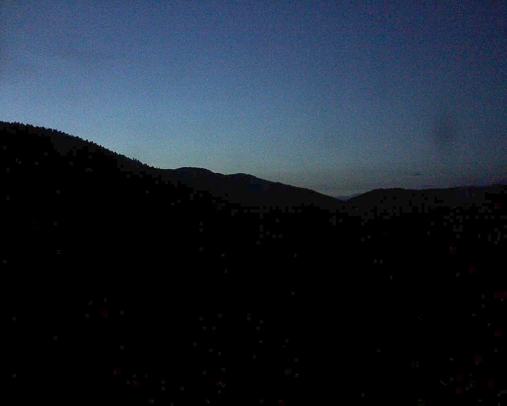 Le petit ballon vu depuis le Domaine Langmatt à Murbach le 29.05.2018 à 22:00 Le petit ballon (Alsace, Vosges) le 29.05.2018 à 22:00