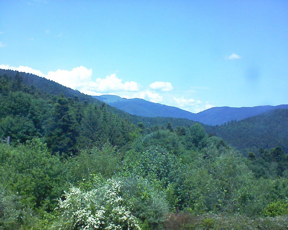 Le petit ballon vu depuis le Domaine Langmatt à Murbach le 30.05.2018 à 13:30 Le petit ballon (Alsace, Vosges) le 30.05.2018 à 13:30