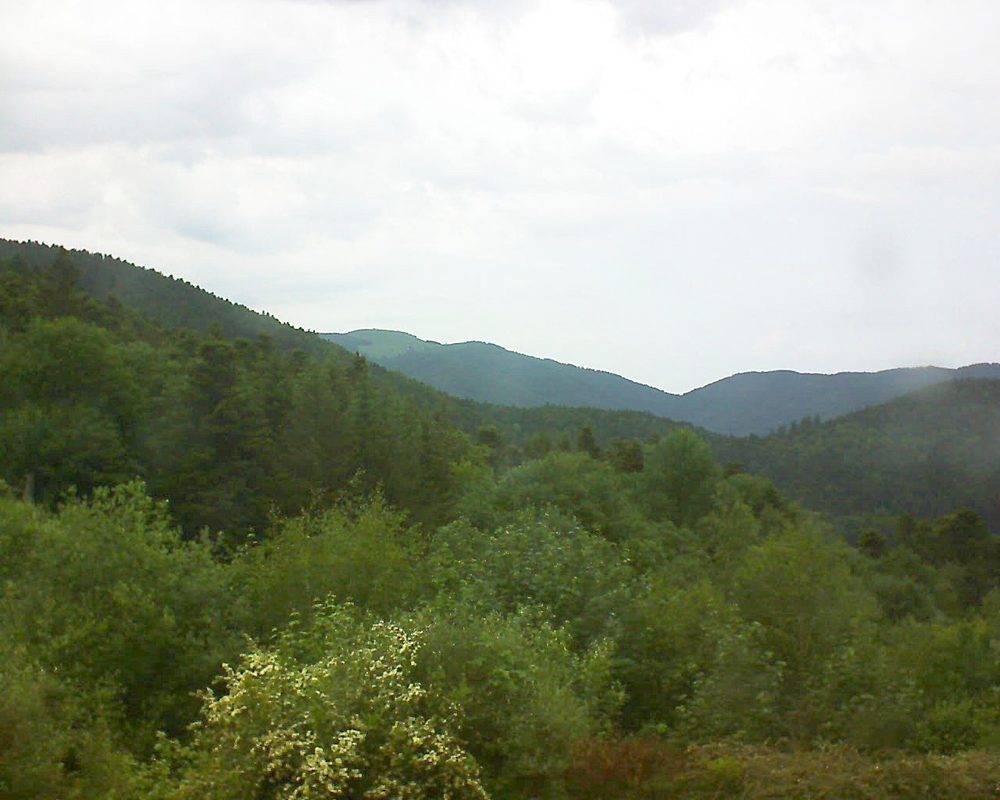 Le petit ballon vu depuis le Domaine Langmatt à Murbach le 30.05.2018 à 18:00 Le petit ballon (Alsace, Vosges) le 30.05.2018 à 18:00