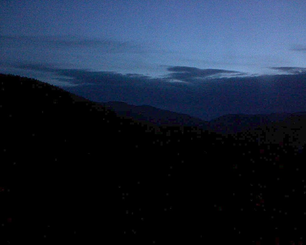 Le petit ballon vu depuis le Domaine Langmatt à Murbach le 01.06.2018 à 05:00 Le petit ballon (Alsace, Vosges) le 01.06.2018 à 05:00