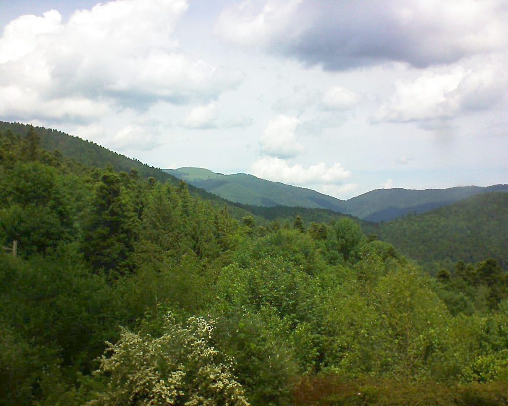 Le petit ballon vu depuis le Domaine Langmatt à Murbach le 03.06.2018 à 13:00 Le petit ballon (Alsace, Vosges) le 03.06.2018 à 13:00