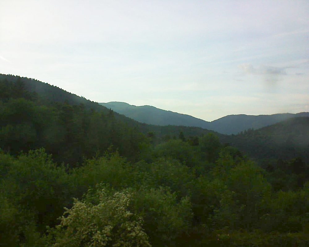 Le petit ballon vu depuis le Domaine Langmatt à Murbach le 03.06.2018 à 20:15 Le petit ballon (Alsace, Vosges) le 03.06.2018 à 20:15