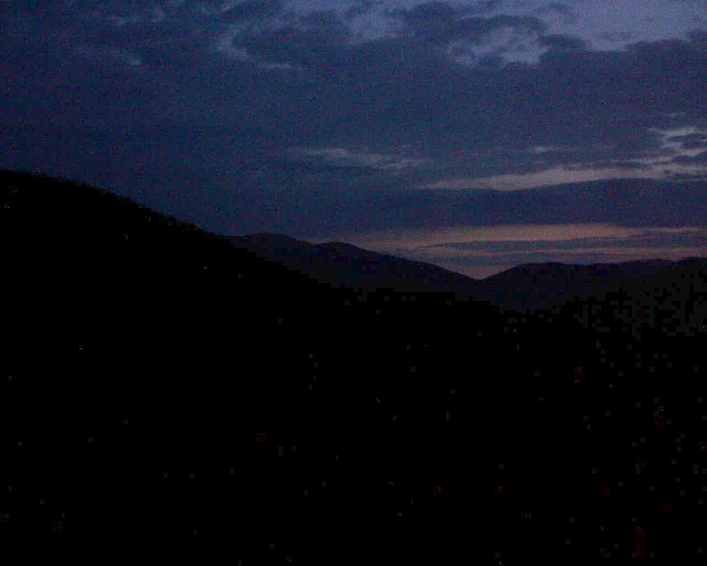Le petit ballon vu depuis le Domaine Langmatt à Murbach le 04.06.2018 à 05:00 Le petit ballon (Alsace, Vosges) le 04.06.2018 à 05:00