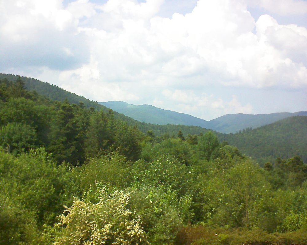 Le petit ballon vu depuis le Domaine Langmatt à Murbach le 05.06.2018 à 15:30 Le petit ballon (Alsace, Vosges) le 05.06.2018 à 15:30