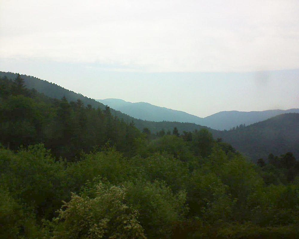 Le petit ballon vu depuis le Domaine Langmatt à Murbach le 05.06.2018 à 19:30 Le petit ballon (Alsace, Vosges) le 05.06.2018 à 19:30