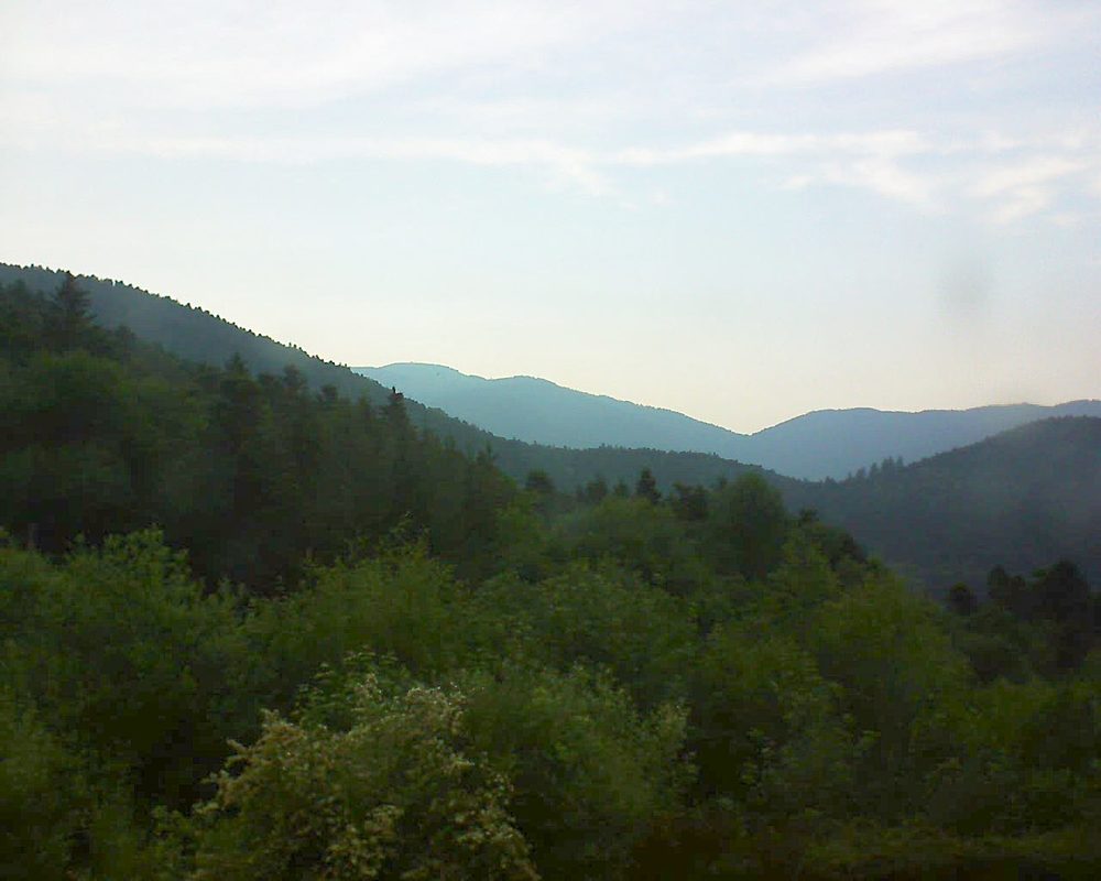Le petit ballon vu depuis le Domaine Langmatt à Murbach le 05.06.2018 à 20:15 Le petit ballon (Alsace, Vosges) le 05.06.2018 à 20:15